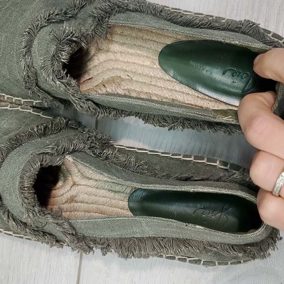 Joue Womens Vivienne Comfort Canvas Espadrille Loafer Slip on shoes sz 37.5/7.5 - Picture 12 of 12